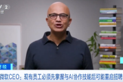 微软CEO纳德拉：公司或在一年内重启招聘 前提是现有员工掌握与AI协作技能