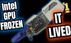 英特尔锐炫 B580 显卡用汽车防冻液超频至零下17℃ 刷新全球纪录