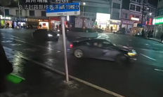 贵州村GT来了!跑车街头激情漂移 警车开道护航