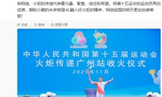 小鹏汽车董事长何小鹏完成十五运会广州站火炬传递最后一棒