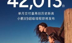 小鹏汽车 10 月交付新车 42013 台创单月历史新高