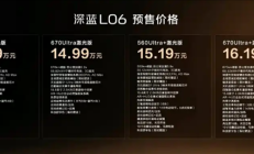 法拉利同款磁流变悬架上车！深蓝L06预售：13.99万起